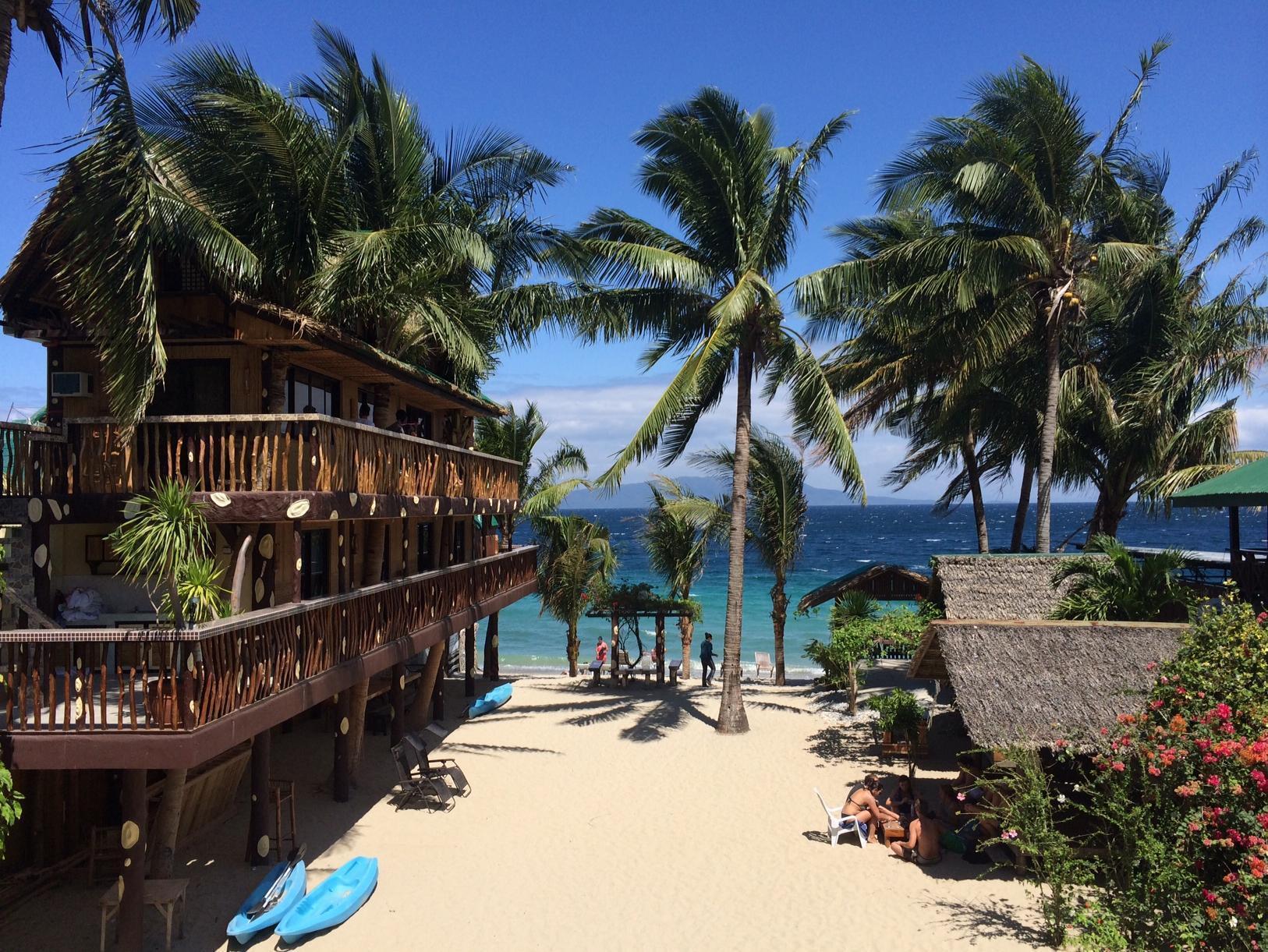 Bamboo House Beach Lodge & Restaurant Пуэрто-Галера Экстерьер фото